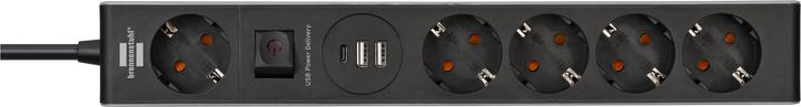 Actual product image Brennenstuhl Power strip 5f w. PD, SDL PD 05, 2xUSB,1xUSB C (5 x, CEE 7/3, USB, CEE 7/16, CEE 7/4, 1.50 m)