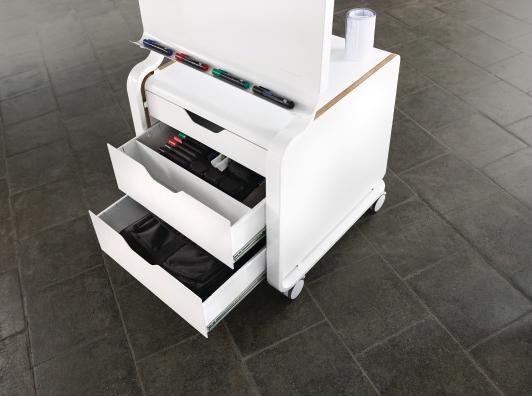 Produktbild Magnetoplan MAGNETOP. Tool-Hub Evolution Plus 12270600 weiss, mit Rollen
