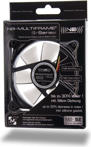 Produktbild Noiseblocker Multiframe M8-2 (80 mm, 1 x)