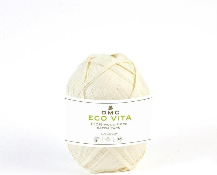 Produktbild DMC Cable Stoffgarn Eco Vita Raffia 50 g, Ecru, Packungsgrösse (100 m)