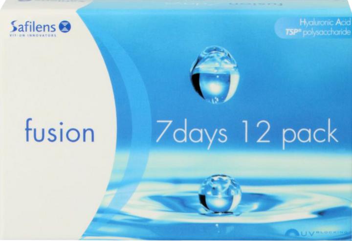 Actual product image Fusion 7days (12 Piece, Weekly lens, Spherical)