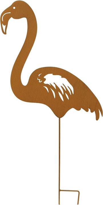 Produktbild Exner Garten und Wohnaccessoires GartenStecker Flamingo Tôle (1 x, 28 x 0.5 x 62 cm)