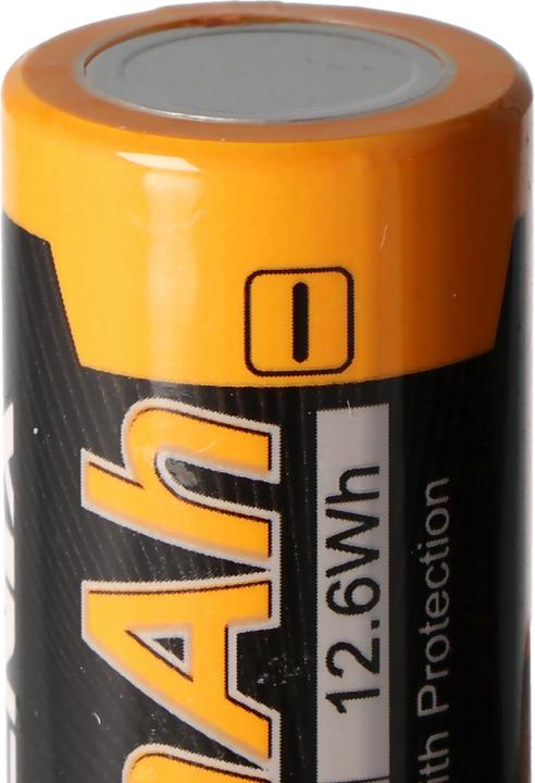 Actual product image Panasonic Akku 18650 und 3facher Schutzschaltung (1 pcs., 3500 mAh, Rechargeable battery)