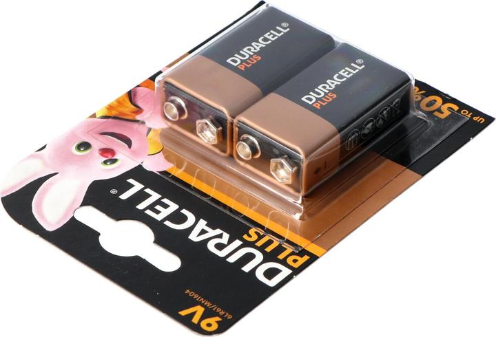 Immagine prodotto Duracell Plus Power (2 pz., 9V Block, 580 mAh)