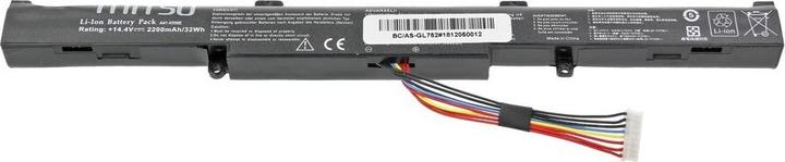 Immagine prodotto Mitsu BATTERIA BC/AS-GL752 (ASUS 2200 MAH 32 WH) (4 Celle, 2200 mAh)