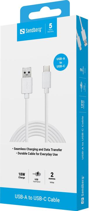 Actual product image Sandberg USB cables (2 m, USB 3.0)