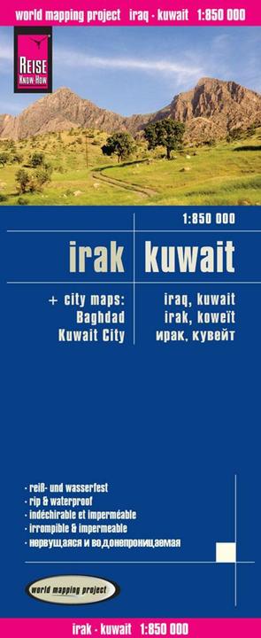 Image du produit Carte Irak, Koweït 1 : 850.000