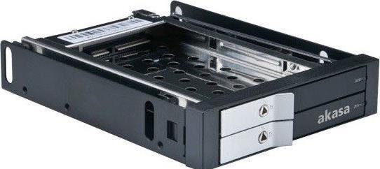 Akasa Elite 3.5 inch drive frame for 2x 2.5 inch HDD/SSD