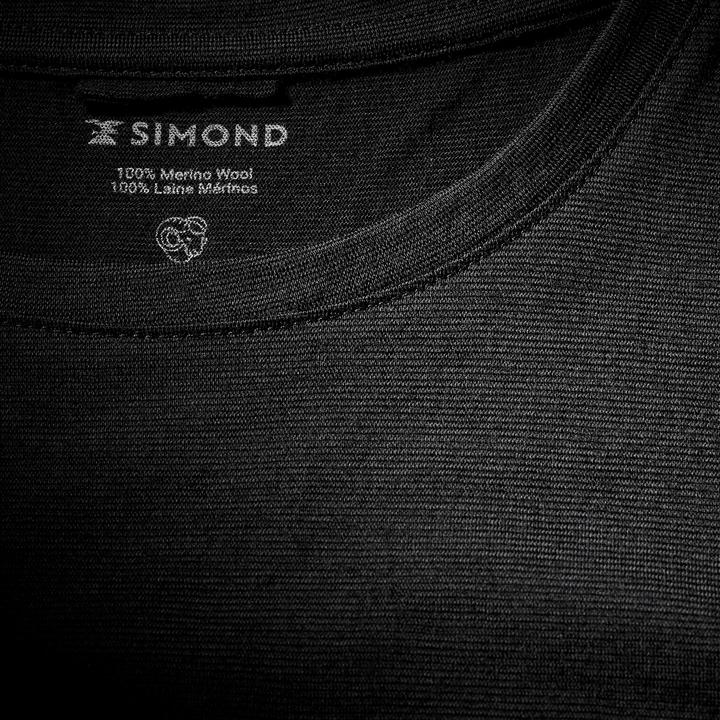 Actual product image Forclaz Merino T-Shirt Damen 100 % Merinowolle schwarz (L)