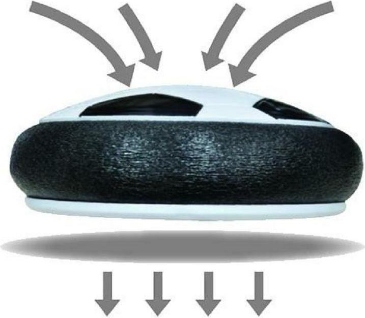 Produktbild Lexibook AeroFoot - Beleuchtete Hovercraft-Fussballscheibe aus Schaumstoff mit 2 Toren (Multilingual)