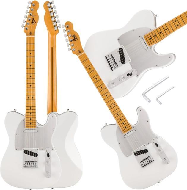 Image du produit V-tone Elektrische Gitarre ETL39 Weiss 4/4 Telecaster (Guitare électrique)