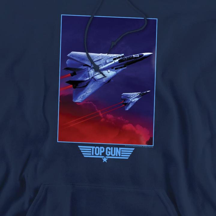 Immagine prodotto Top Gun Felpa con Cappuccio Nuvole Uomo (L)