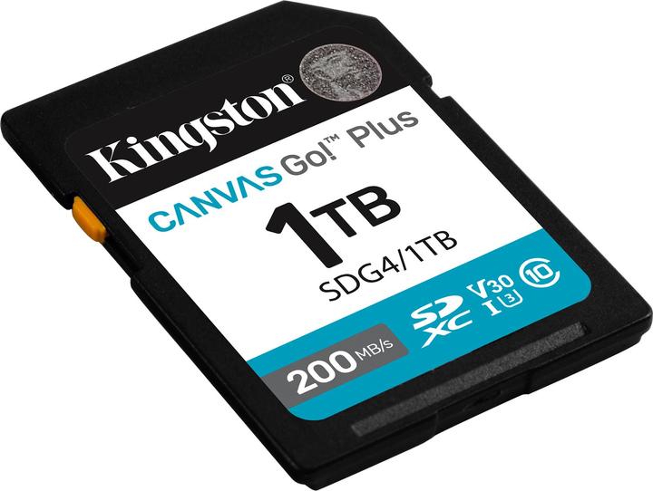 Immagine prodotto Kingston Card Canvas Go Plus SDG4 (1000 GB, SDXC, U3, UHS-I)