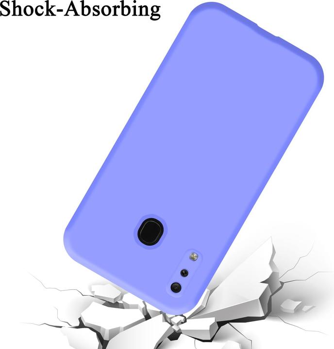 Actual product image Cadorabo TPU Liquid Silicone Case Cover (Samsung Galaxy A20, Samsung Galaxy M10s, TCL A30)