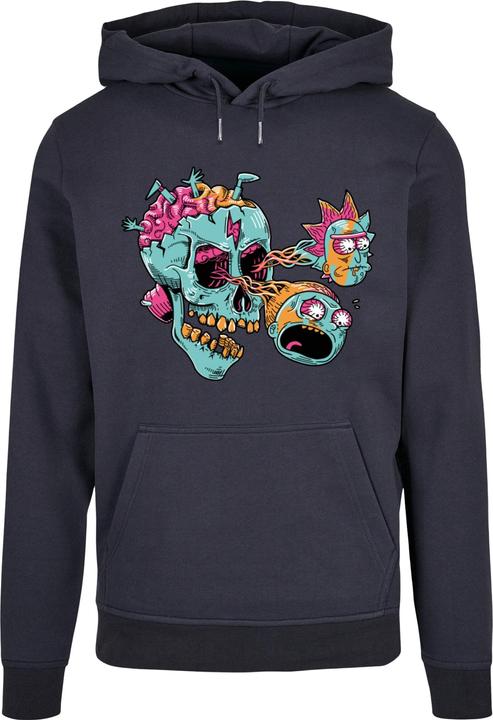 Immagine prodotto Absolute Cult Rick And Morty - Felpa con cappuccio Basic con teschio a forma di bulbo oculare - 116417 (XXL)