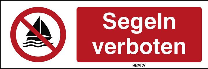 Productafbeelding Brady P/P053/DE336/PP-150X50-1, ISO-veiligheidslabels - Varen verboden