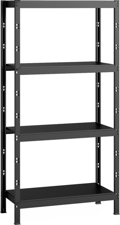 Schulte Regalwelt Steck-Grundregal Schulte anthrazit 1920x980x450 mm 4 Bden Tragkraft 800 kg