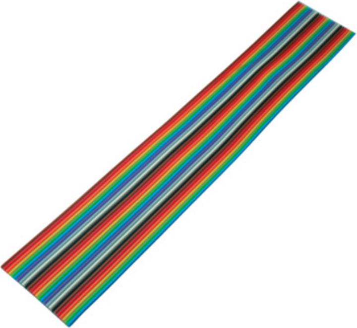 Image du produit Shiverpeaks S/CONN maximum connectivity Câble plat, couleur Grille 1,27 mm, 26 broches, 3,0m (3 m)
