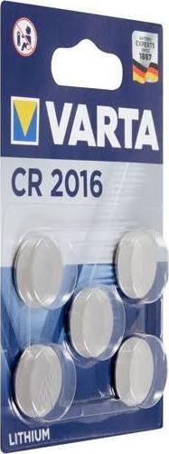 Produktbild Varta Electronics (5 Stk., CR2016, 87 mAh)
