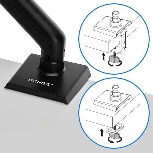 Produktbild Sense7 Monitor arm Hang (Tisch, 32")