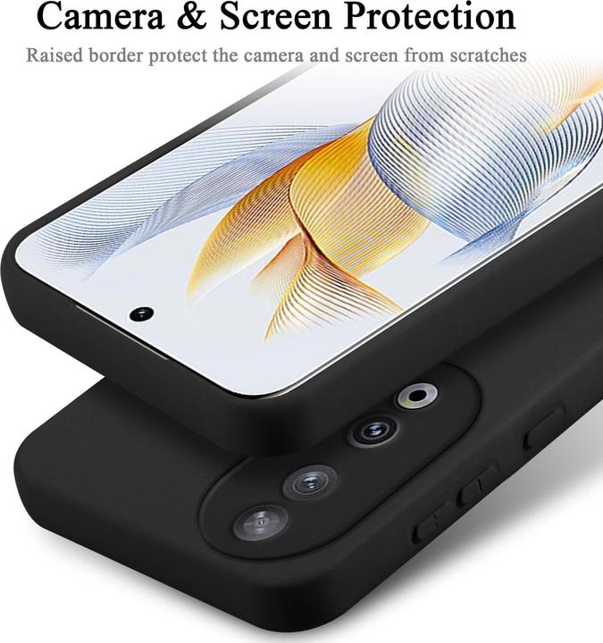 Actual product image Cadorabo Case for Honor 90 TPU in liquid protection silicone design (LG L90)