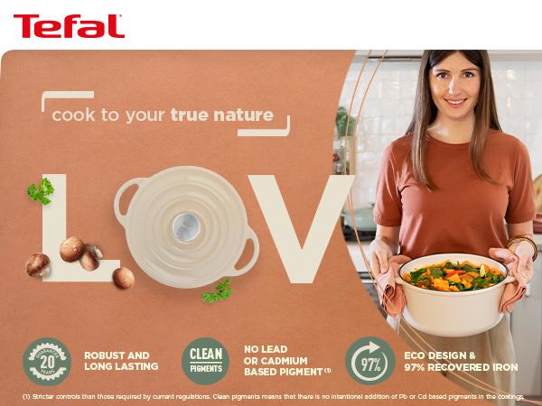 Immagine prodotto Tefal LOV pirofila (25 cm, Pirofila + casseruola, Pentola, Ghisa)