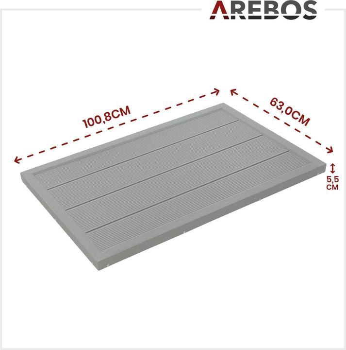 Actual product image Arebos Solar shower
