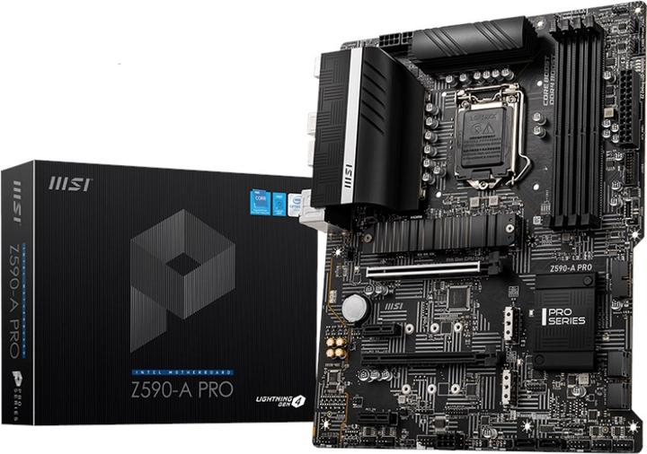 Actual product image MSI Z590-A PRO (LGA 1200, Intel Z590, ATX)