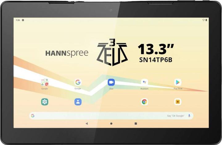 Hannspree HANNSpad SN14TP6B Tablet Zeus 3 13.3" Android 13 Android (13.30", 128 GB, Black)