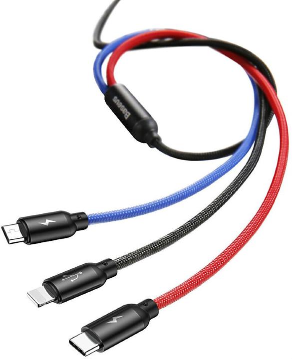 Immagine prodotto Baseus Tre colori primari 3 in 1 (0.30 m, USB 2.0)