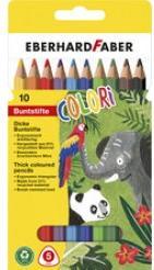 Produktbild EberhardFaber Farbstift Buntstifte 24x dick, weich, sortiert (Mehrfarbig, 24 x)