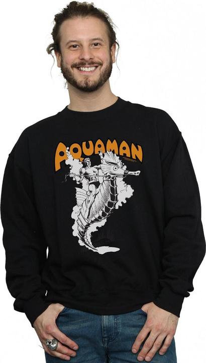 Produktbild Aquaman Mono Action Pose Sweatshirt (4XL)