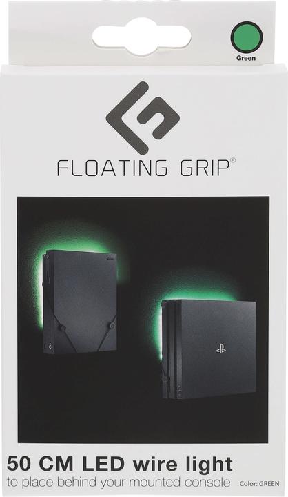 Actual product image Floating Grip Led Wire Light with USB Green (PS4)