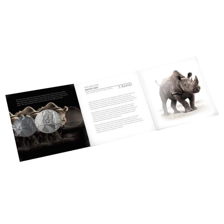 Produktbild South African Mint Silber Nashorn 1 oz - Big Five Serie II - 2022 (999, 2022)