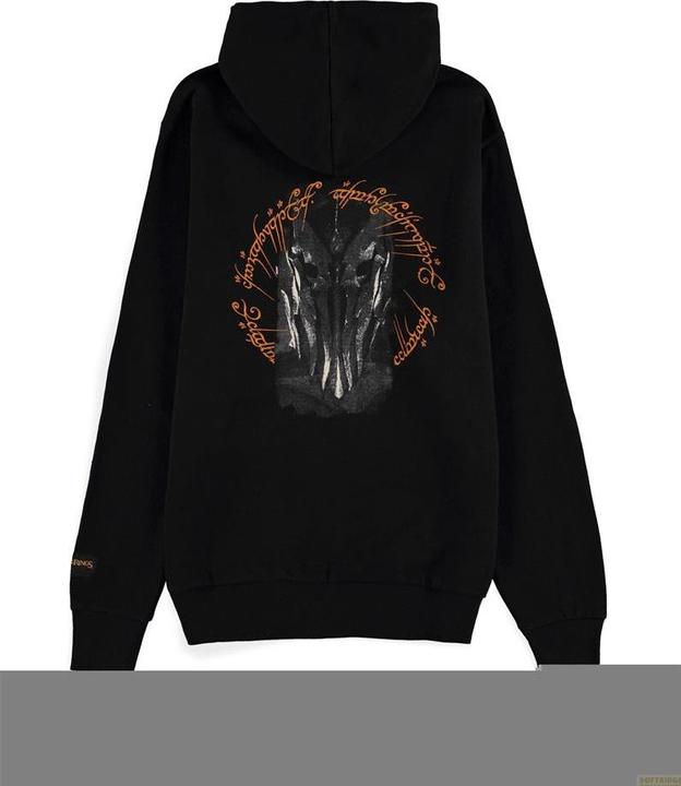 Actual product image Difuzed LORD OF THE RINGS - Sauron - Pull à Capuche Zipper Homme (L) (L)