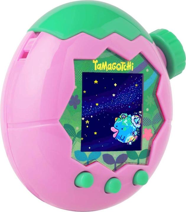 Actual product image Bandai Tamagotchi Paradise Land pink (German, Spanish, Chinese, French, Korean, Japanese, Italian, Portuguese, English)