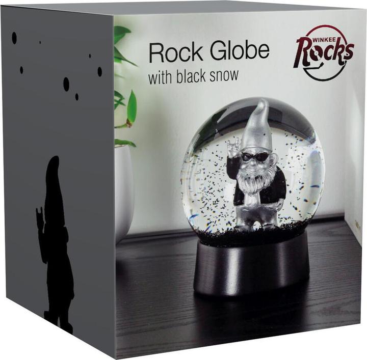 Winkee - Snow Globe Dwarf Rocker - Silver