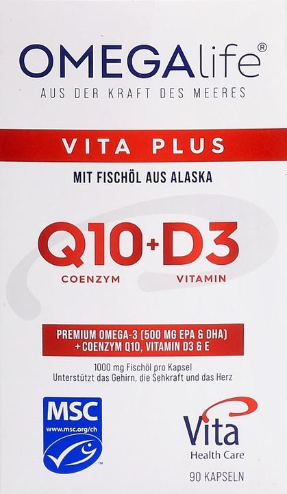 Energy Label Omega-Life OMEGA Life Vita Plus Kaps Ds 90 (90 Piece, Capsules, 202 g)