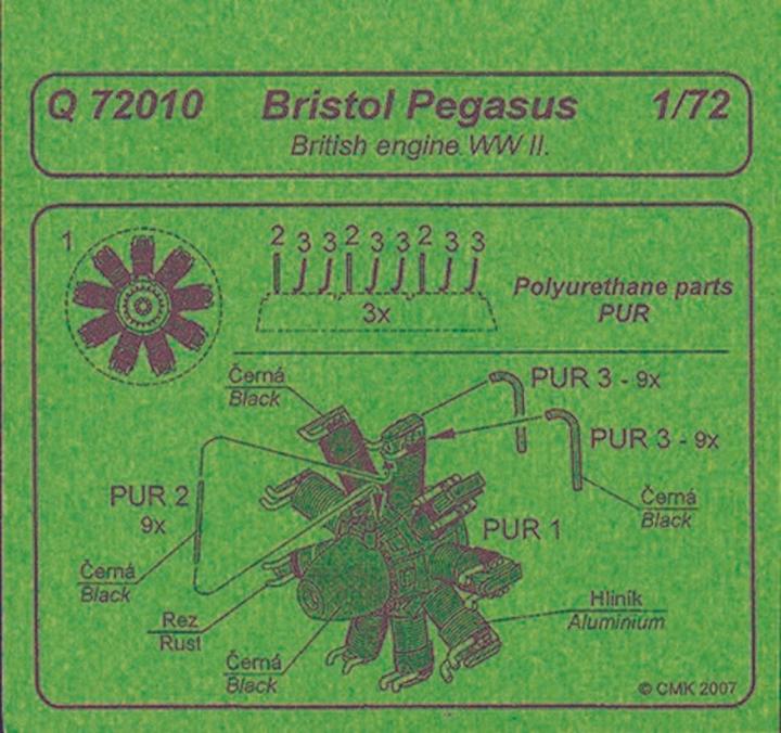 Produktbild CMK Bristol Pegasus British engine