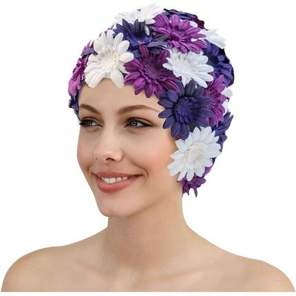 Produktbild Fashy Blossom Swimming Cap Purple Standard Size