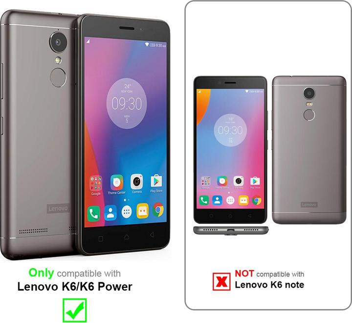 Image du produit Cadorabo Couverture TPU givrée (Lenovo K6 Power, lg K6)