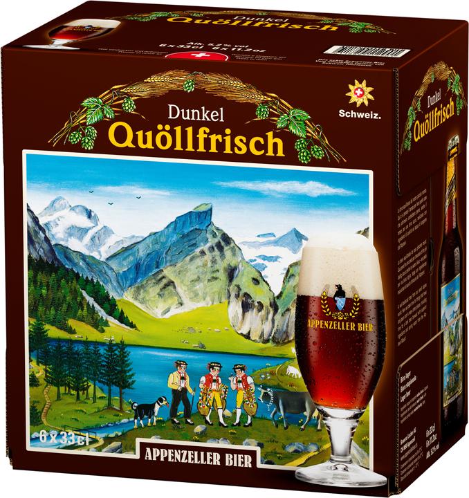 Appenzeller Bier Quöllfrisch scuro (6 x 33 cl)