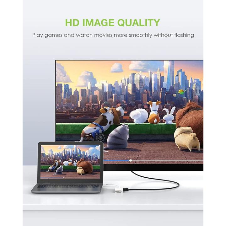 Produktbild Techly Mini-DisplayPort zu HDMI (DVI, VGA, HDMI, 8.50 cm)