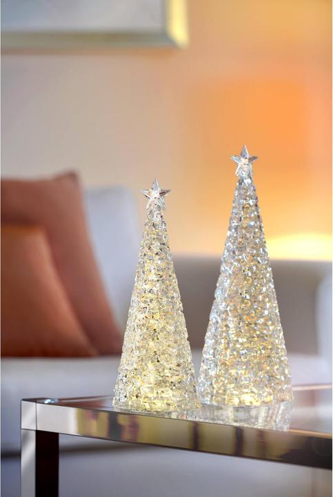 Produktbild Sompex GLAMOR T WEIHN.BAUM ACRYL 44CM LED 0,384W GLITTER F.BATT.3xAA
