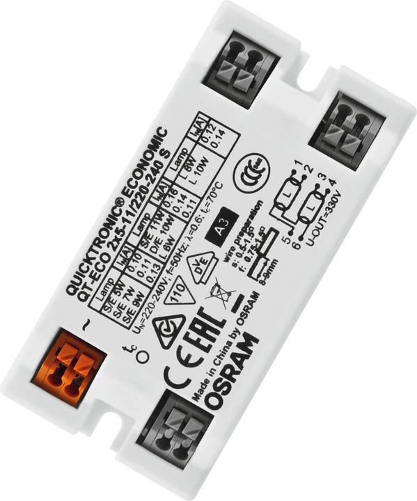 Produktbild Osram QTRONIC Eco ECG 2x5-11/220-240 Ssq
