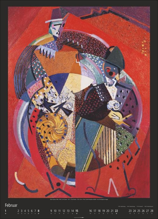 Produktbild World of Art Kalender 2026 (49 x 68 cm, Harter Einband, Deutsch, Englisch)