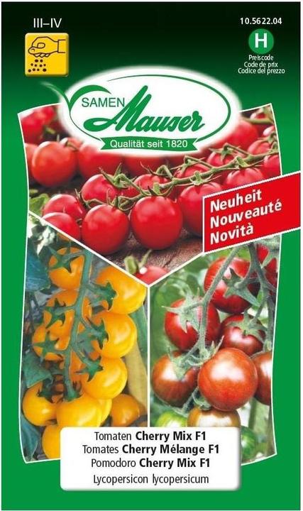 Samen Mauser Tomaten Cherry Mix F1 (Pflanzensamen)