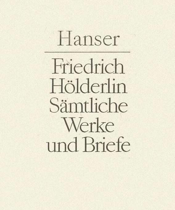 Produktbild Sämtliche Werke und Briefe 3 (Deutsch, Friedrich Hölderlin, 1993)