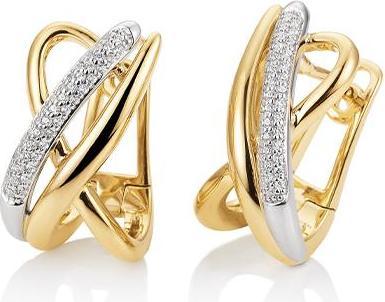 Breuning OHRSCHMUCK - BRILL. 0,344 Ct. H/si (750/18 K Gold)