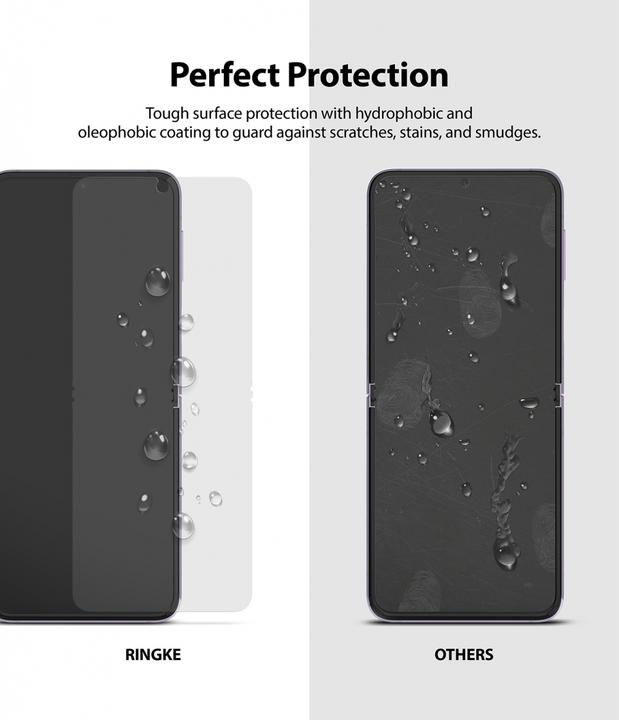 Image du produit Ringke Folia Invisible Defender Samsung Galaxy Z Flip 3 (2 PACK) (2 pièce(s), Samsung Galaxy S21)